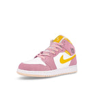 Jordan Air Jordan 1 Mid SE GS Light Arctic Pink / University Gold - White  Detailfoto | Overkill