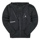 Jordan Air Jordan 23 Engineered Fleece Full-Zip Hoodie Black / Black / Black / White Hoodies DC9581 010 | Overkill