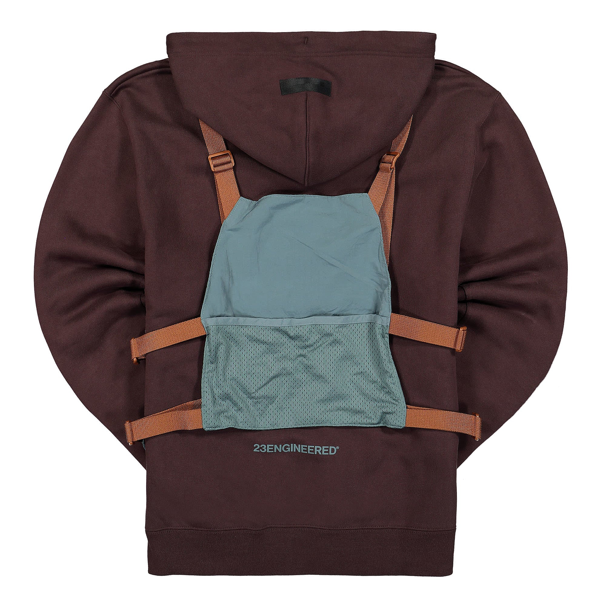 Jordan Air Jordan 23 Engineered Fleece Full-Zip Hoodie Brown Basal / Hasta / Pecan / Black Hoodies Close-up | Overkill