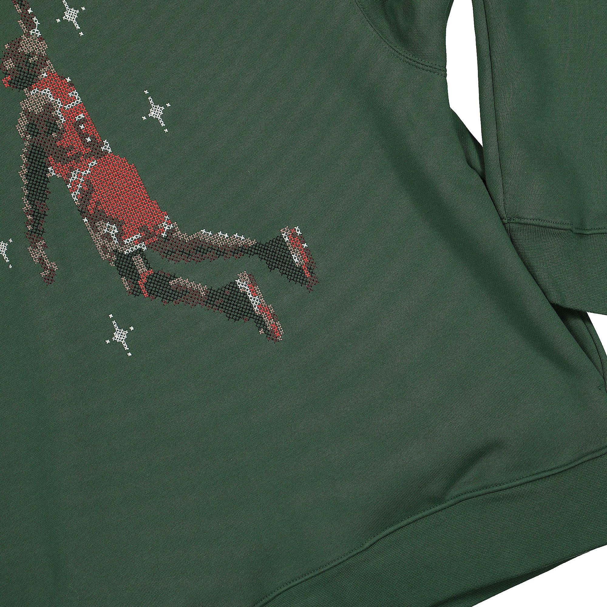 Jordan Air Jordan Essentials Fleece Graphic Hoodie Noble Green Hoodies Detailfoto | Overkill