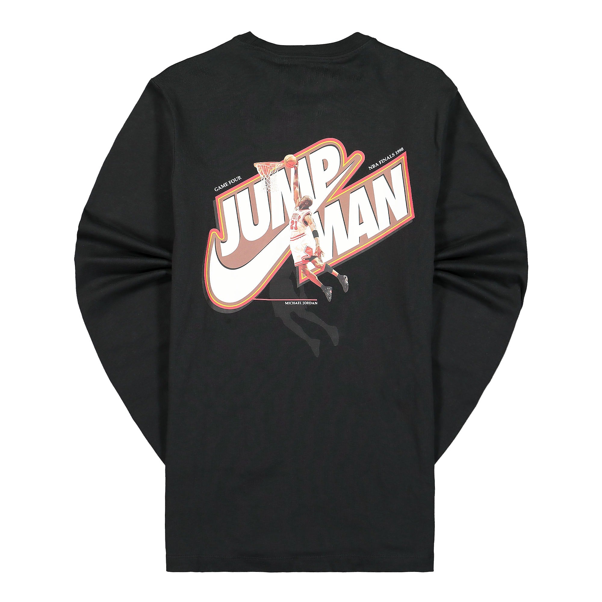 Jordan Air Jordan Jumpman Crew Longsleeve Black / Chile Red Longsleeves Material | Overkill