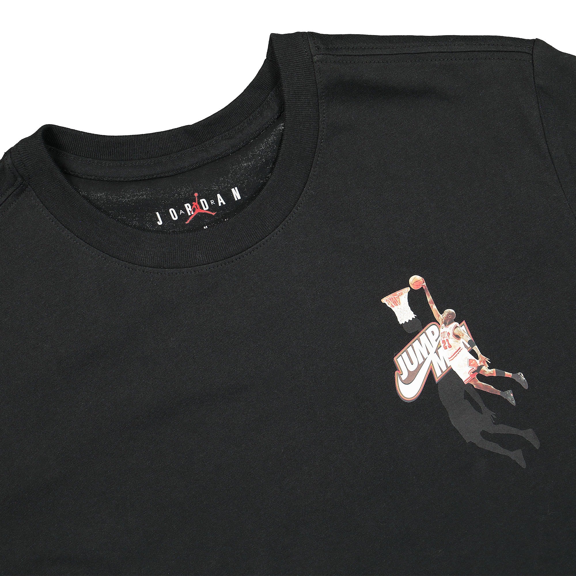 Jordan Air Jordan Jumpman Crew Longsleeve Black / Chile Red Longsleeves Close-up | Overkill