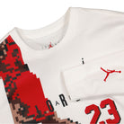 Jordan Air Jordan Brand Holyday Crew Longsleeve White / Chile Red Longsleeves Close-up | Overkill