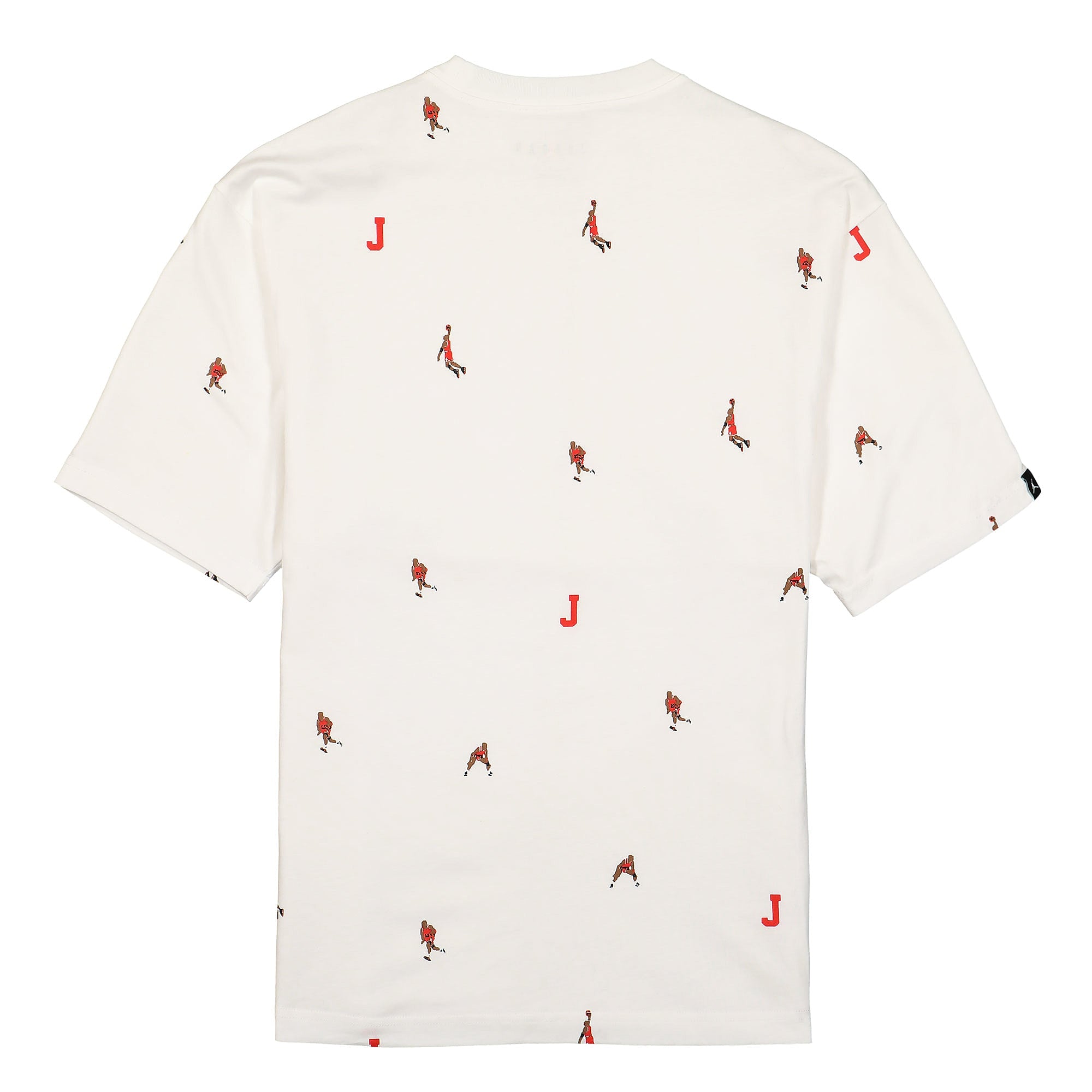 Jordan Air Jordan Holiday 85 SS AOP Crew Tee White T-Shirts Material | Overkill