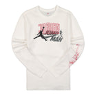 Jordan Air Jordan Brand Crew Longsleeve White / Gym Red Longsleeves DC9799 100 | Overkill