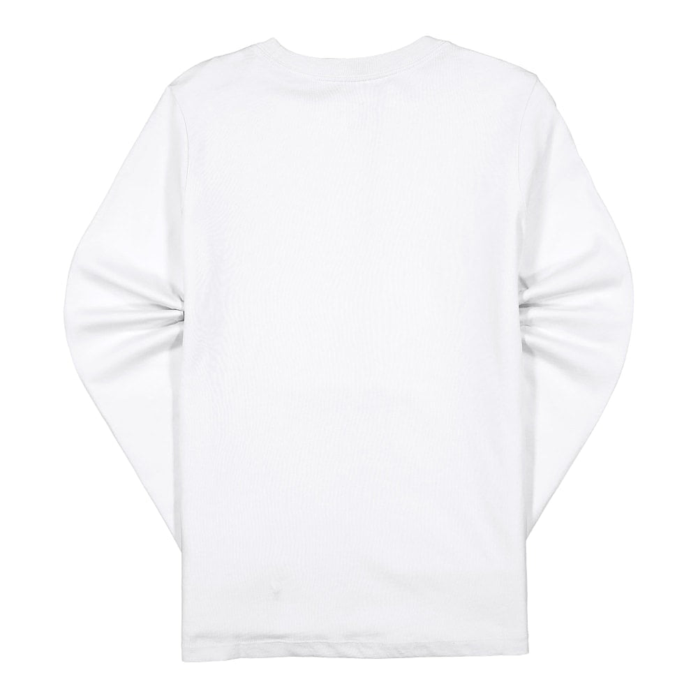 Nike Wmns NSW Tee Essential Long Sleeve lbr White / Black Sweatshirts Material | Overkill
