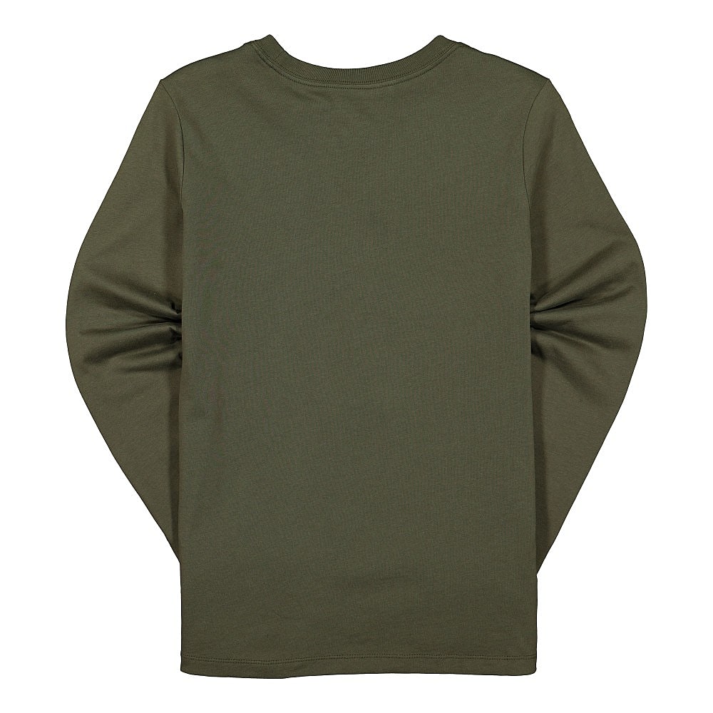 Nike Wmns NSW Tee Essential Long Sleeve lbr Cargo Khaki Sweatshirts Material | Overkill