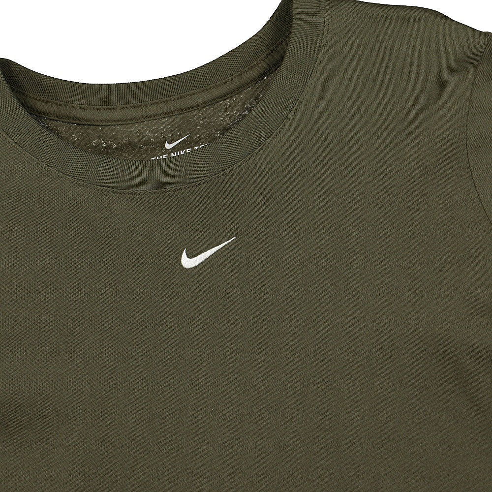 Nike Wmns NSW Tee Essential Long Sleeve lbr Cargo Khaki Sweatshirts Close-up | Overkill