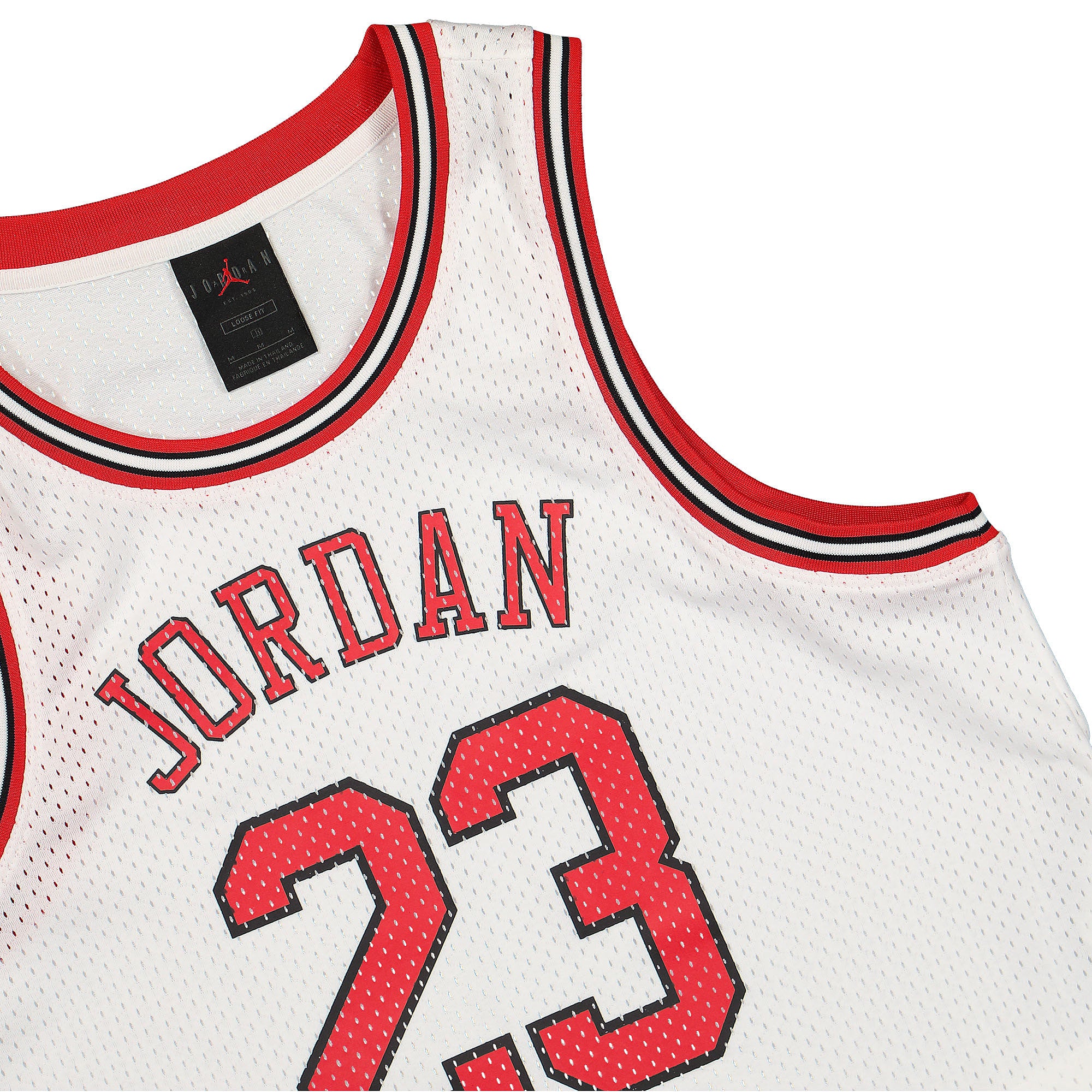 Jordan Wmns Air Jordan Essentials Jersey White T-Shirts Close-up | Overkill
