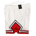 Jordan Wmns Air Jordan Essential Diamond Short White / University Red Shorts Close-up | Overkill