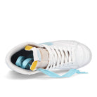 Nike wmns blazer mid 77 White-Glacier Blue - Mtlc Platinum Mid Top Sneakers  Detailfoto | Overkill