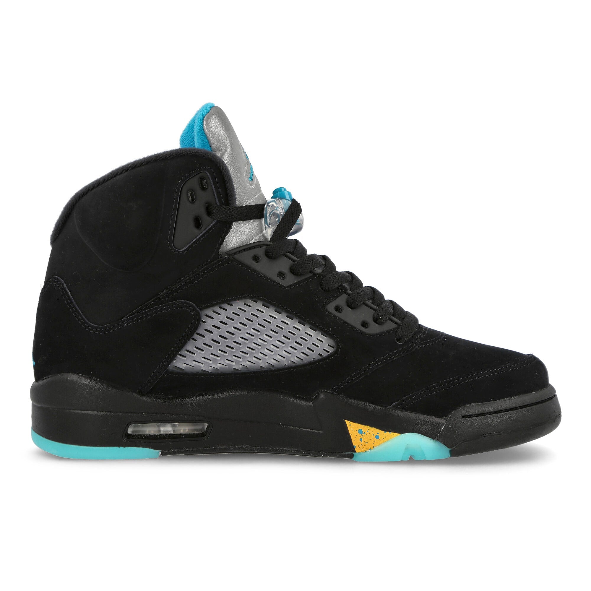Jordan Air Jordan 5 Retro Black / Aqautone - Taxi High Top Sneakers  Silhouette | Overkill