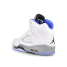 Jordan Air Jordan 5 Retro White / Hyper Royal - Stealth - Black  Close-up | Overkill