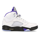 Jordan Air Jordan 5 Retro White / Dark Concord - Black High Top Sneakers  Silhouette | Overkill