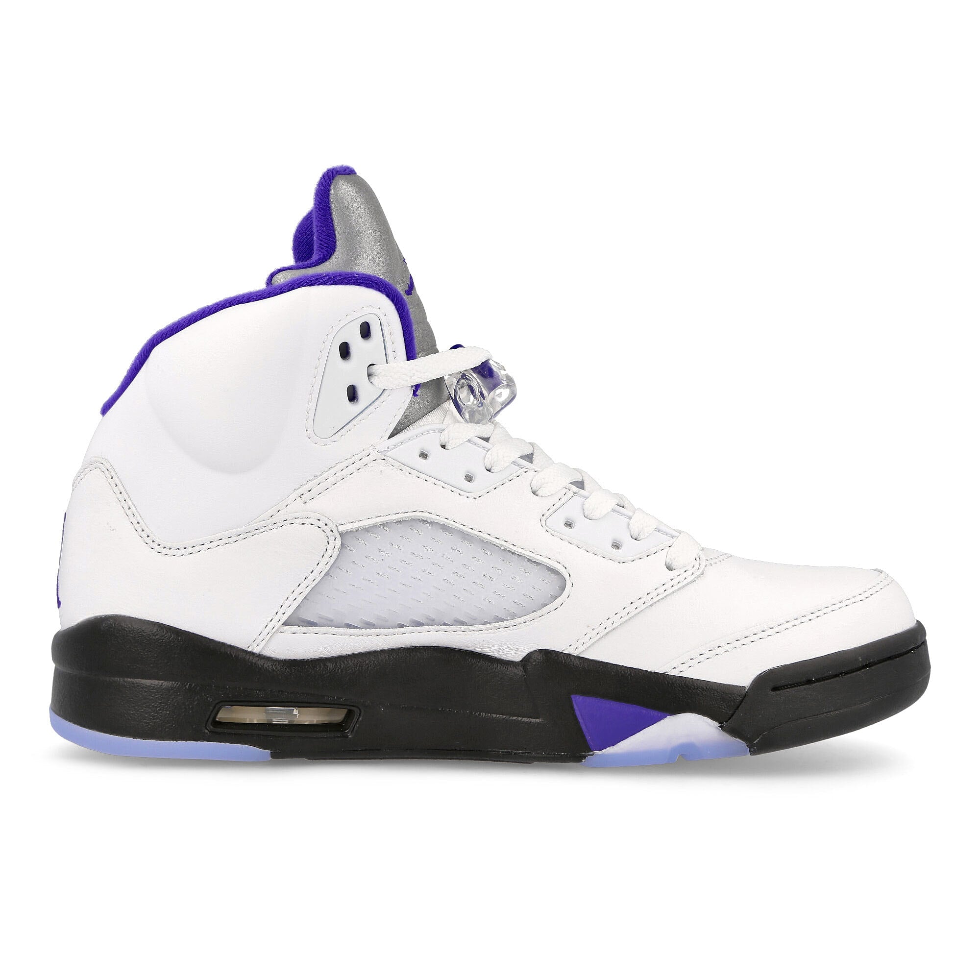 Jordan Air Jordan 5 Retro White / Dark Concord - Black High Top Sneakers  Silhouette | Overkill