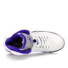 Jordan Air Jordan 5 Retro White / Dark Concord - Black High Top Sneakers  Detailfoto | Overkill