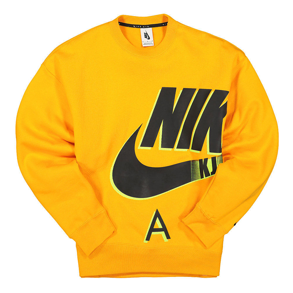 Nike Kim Jones x Nike NRG AM Fleece Crew Circuit Orange Sweatshirts DD0692 804 | Overkill
