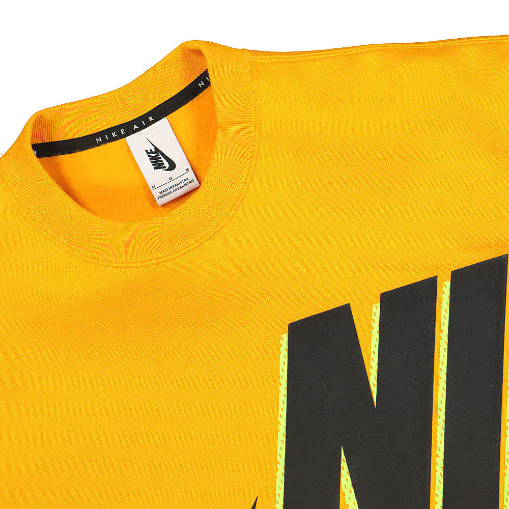 Nike Kim Jones x Nike NRG AM Fleece Crew Circuit Orange Sweatshirts Close-up | Overkill
