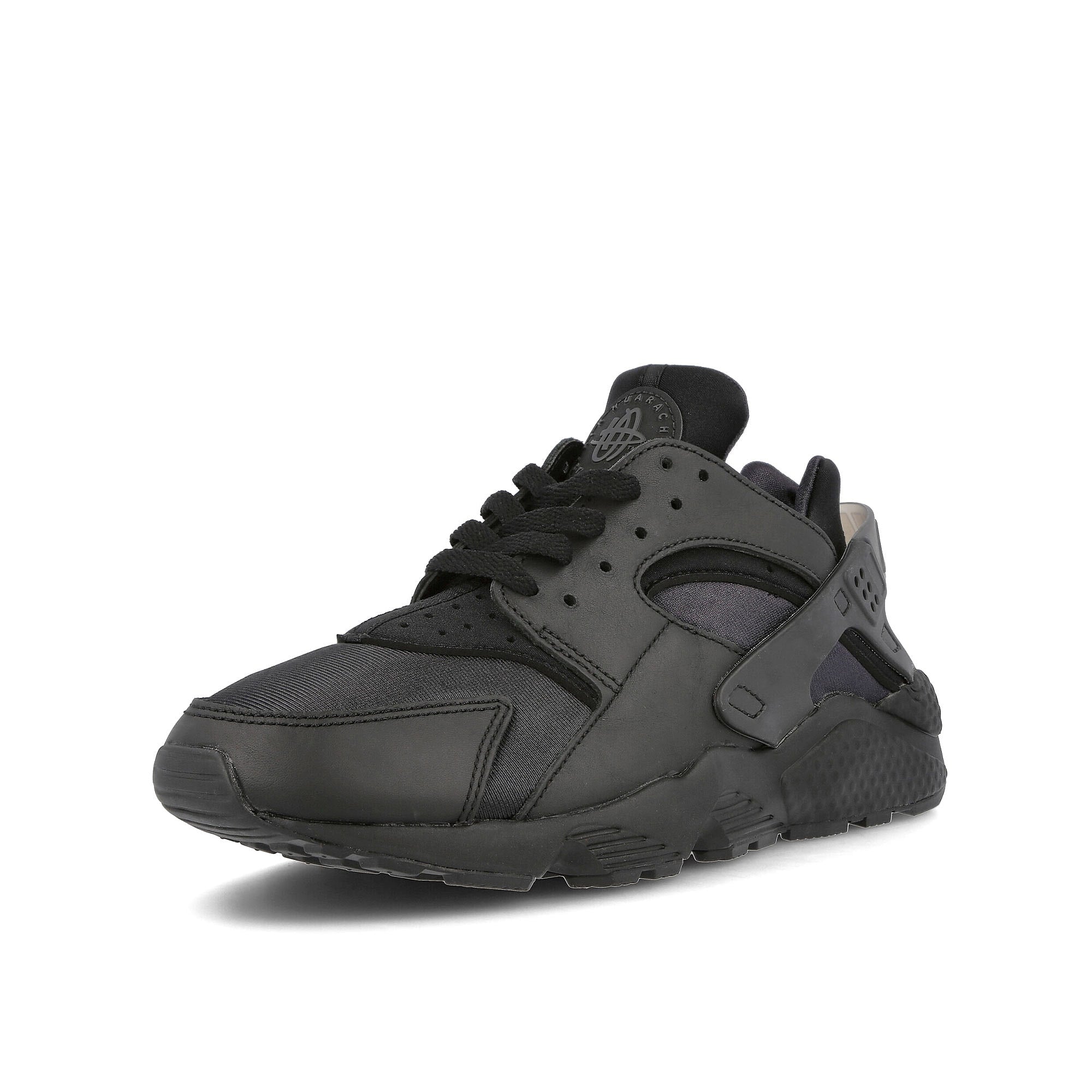Nike air huarache Black-Black - Anthracite Low Top Sneakers  Close Up | Overkill