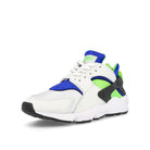Nike air huarache White-Scream Green - Royal Blue - Black Low Top Sneakers  Close Up | Overkill