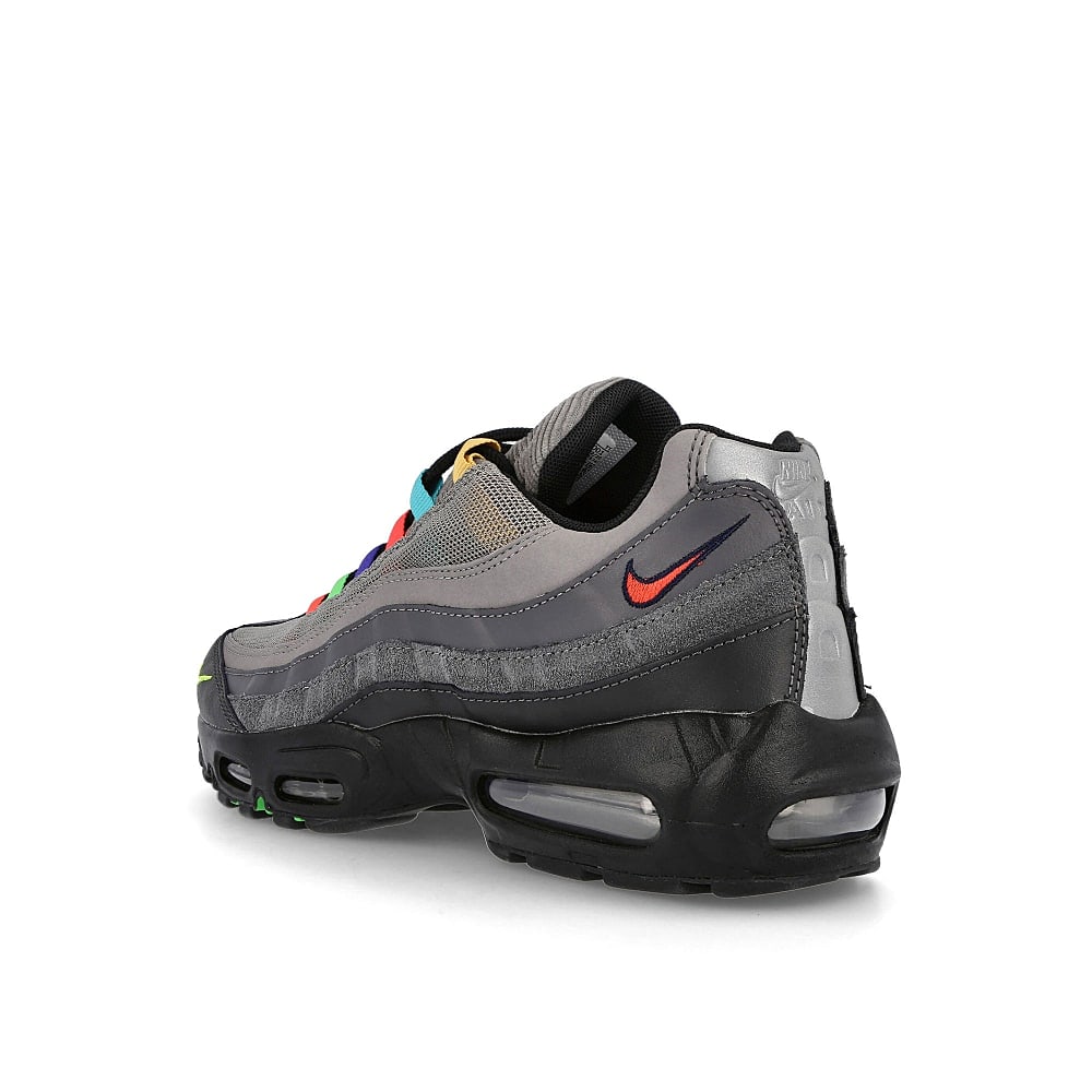 Nike wmns air max 95 se Light Charcoal-University Red - Black Sneakers  Material | Overkill