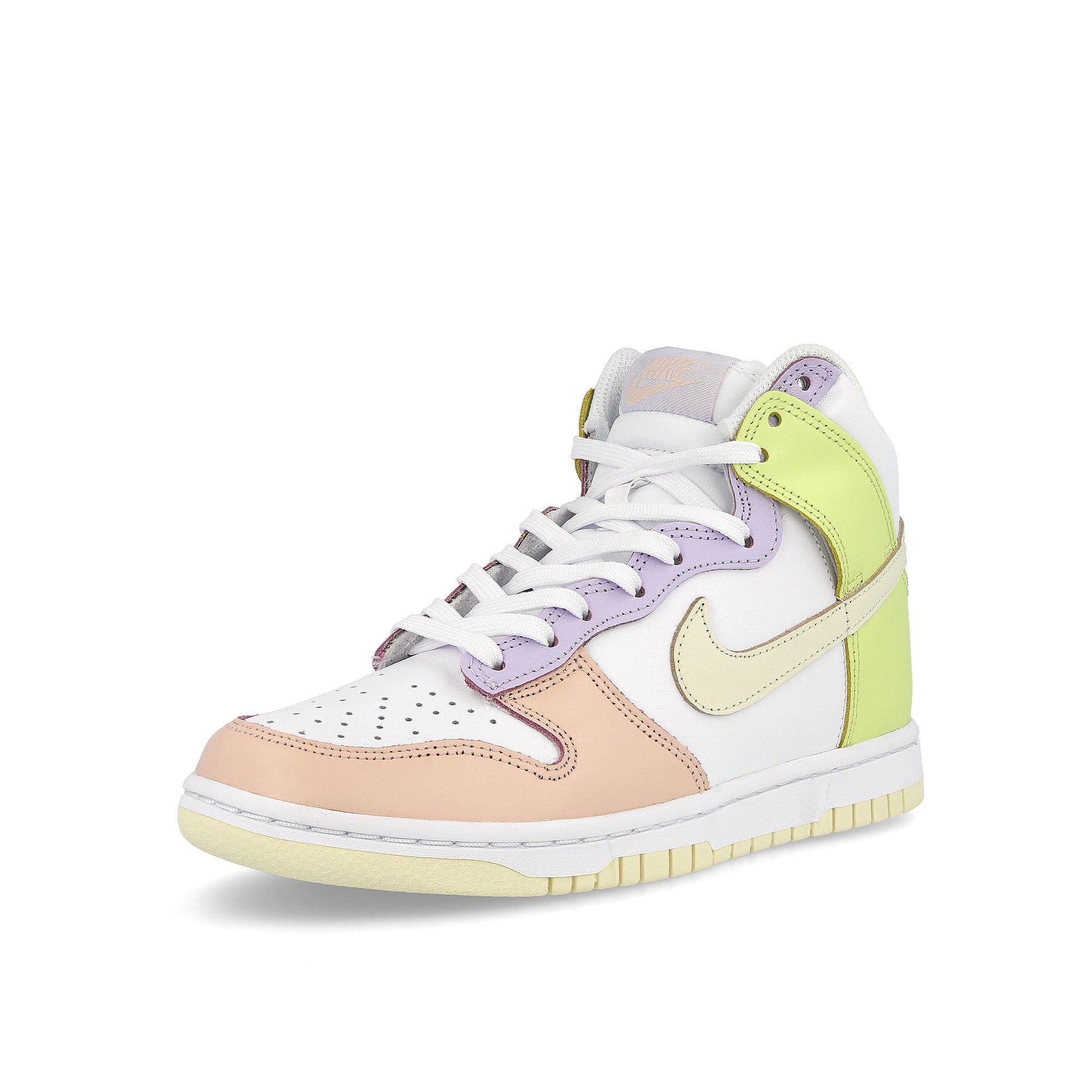 Nike wmns dunk high White / Cashmere - Light Lemon Twist  Detailfoto | Overkill