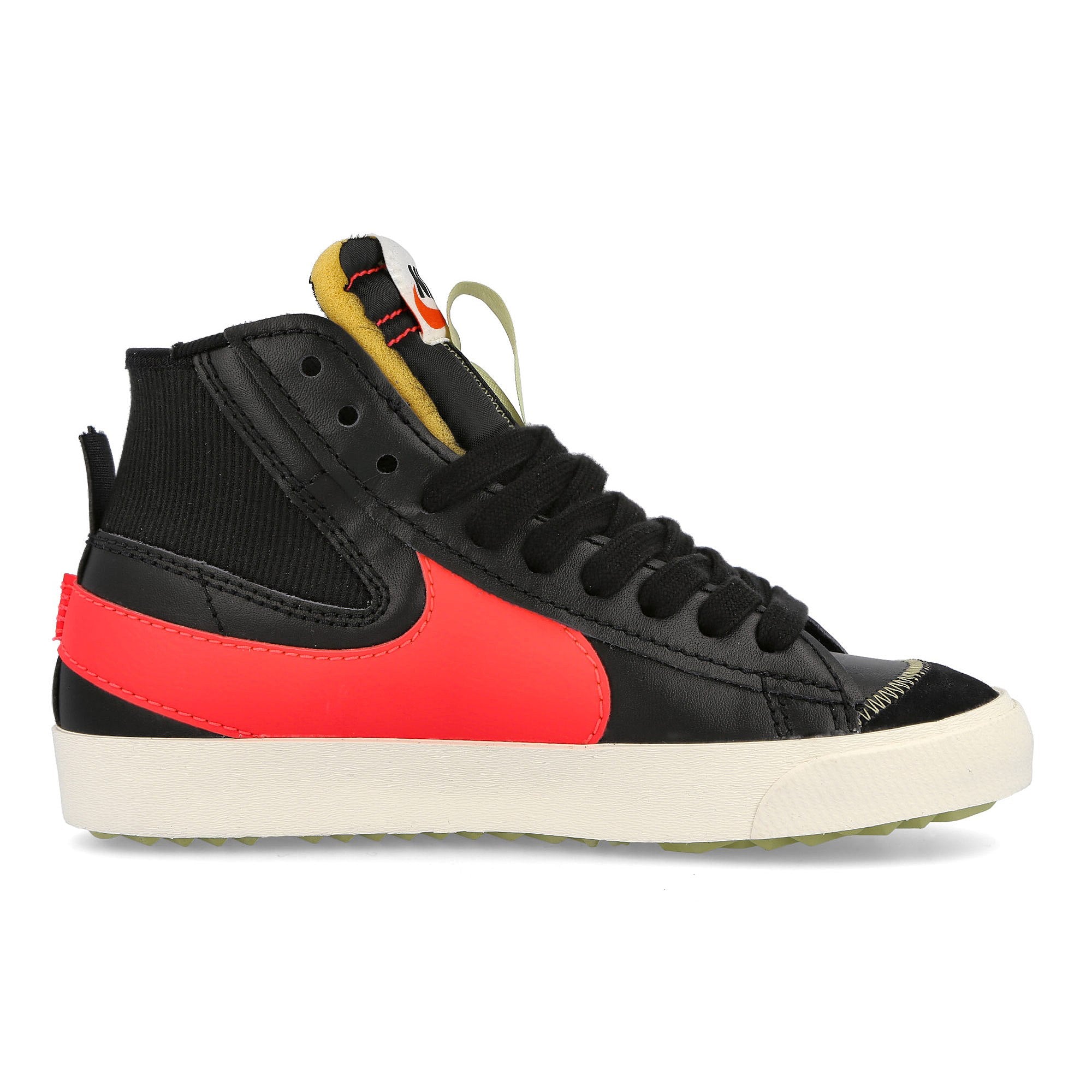 Nike blazer mid 77 jumbo Black-Bright Crimson - Sail - Olive Aura Mid Top Sneakers  Silhouette | Overkill