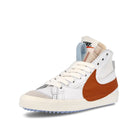 Nike blazer mid 77 jumbo White-Dark Russet - White - Sail Mid Top Sneakers  Close Up | Overkill