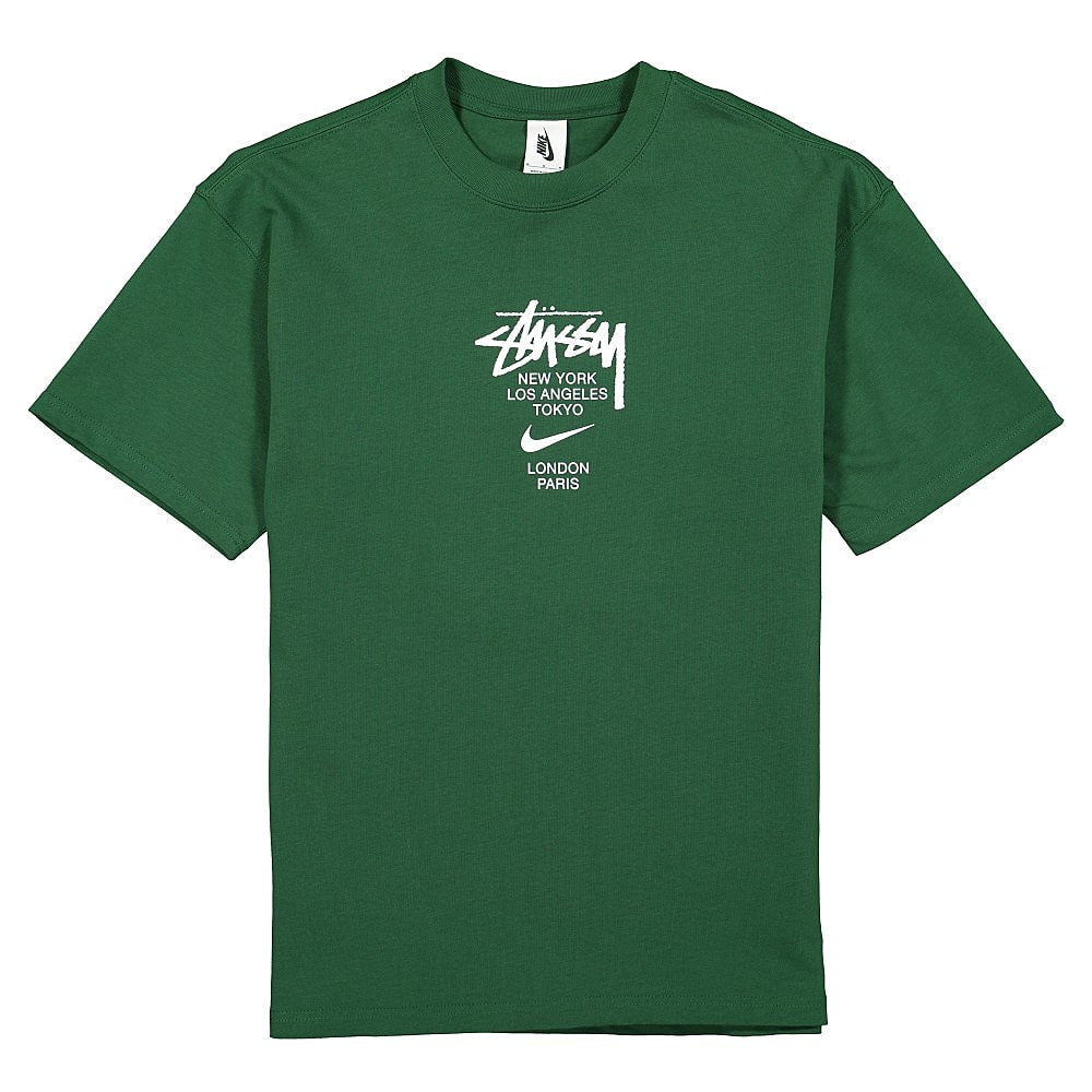 Nike Stussy x Nike NRG SS Tee ZR 1 Gorge Green T-Shirts DD3342 341 | Overkill