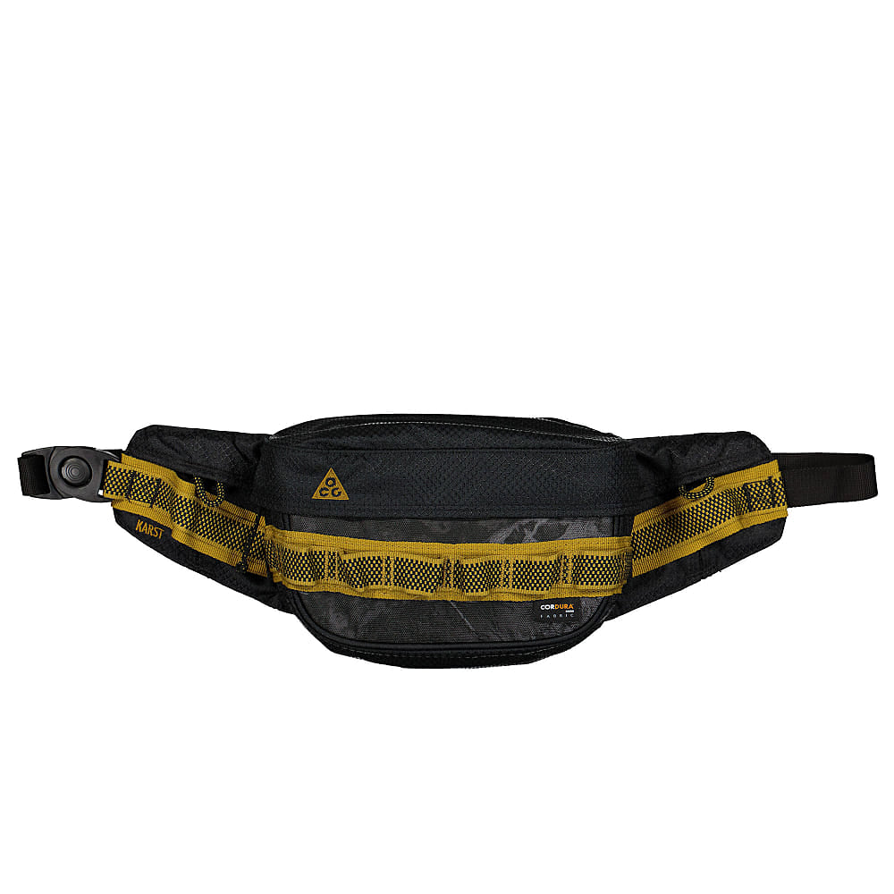 Nike ACG Karst Smit AOP Black / Black / Peat Moss Hip & Waist Bags DD3390 010 | Overkill