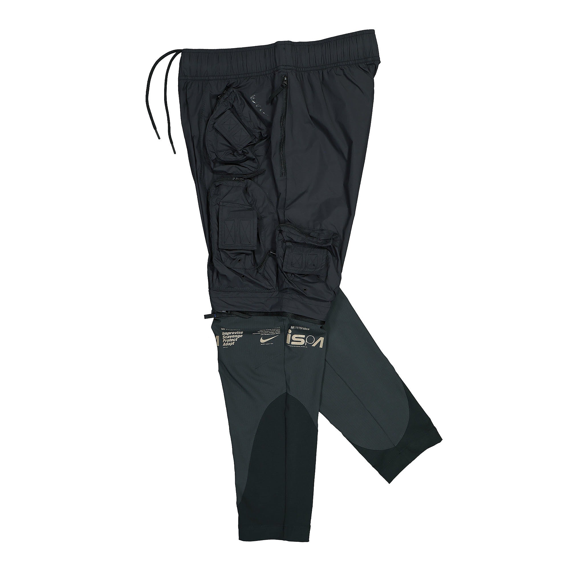 NIKE ISPA ADPT WRAP PANT BLACK 2S/XS ナイキ NIKE ISPA ADPT WRAP PANT BLACK 2S/XS ナイキ - メルカリ