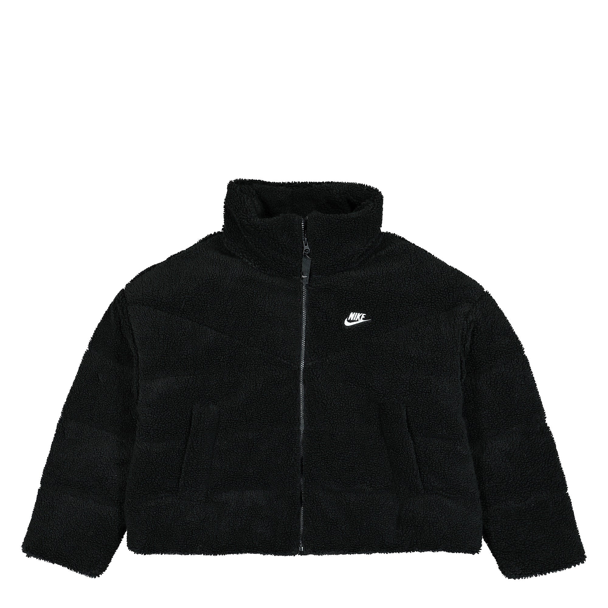 Nike Wmns Therma FIT City Sherpa Jacket Black / White Jackets DD4654 010 | Overkill