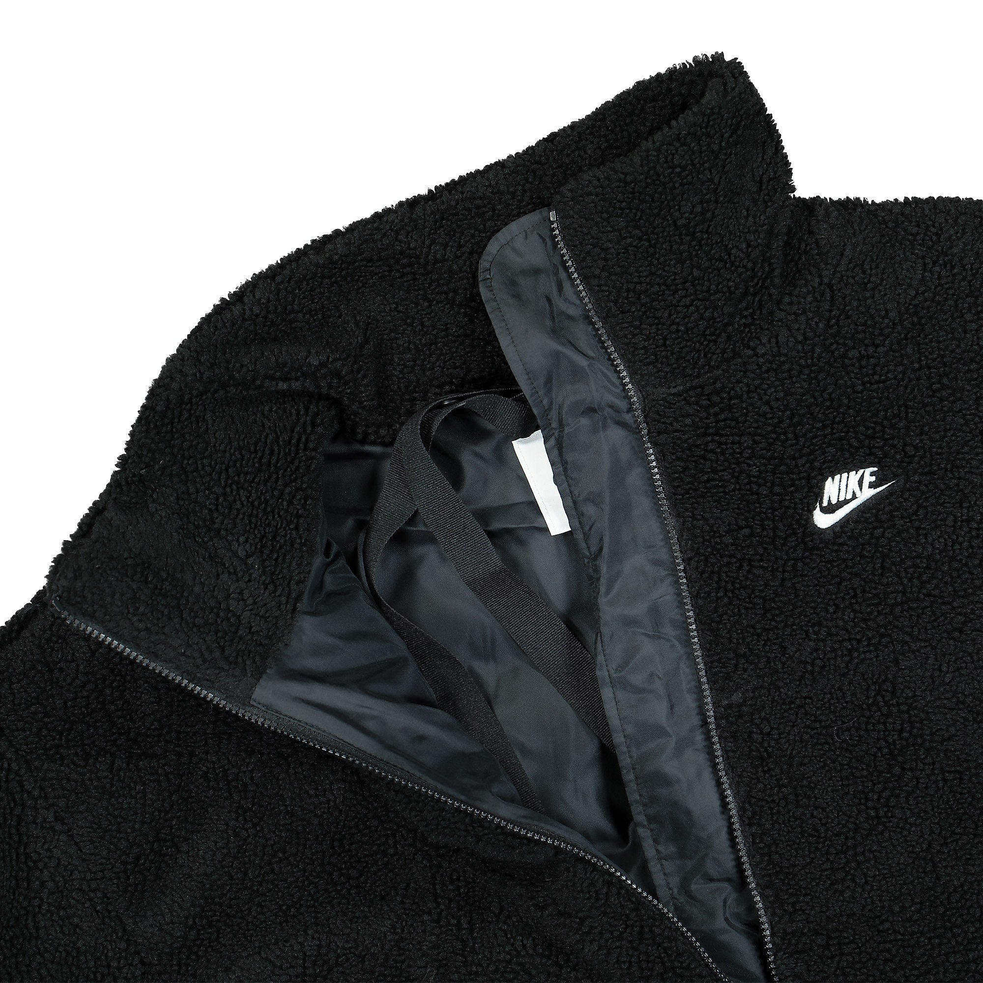 Nike Wmns Therma FIT City Sherpa Jacket Black / White Jackets Close-up | Overkill