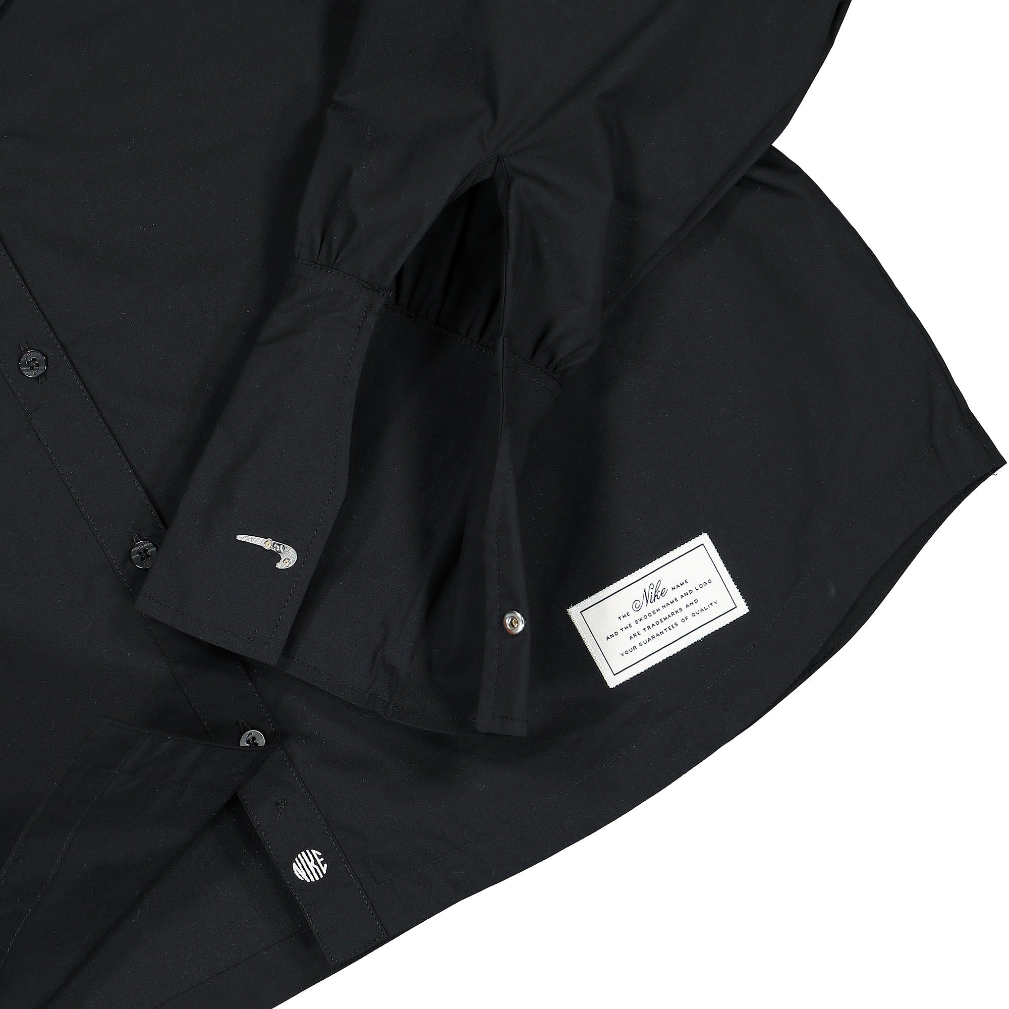 Nike Wmns NSW Icon Clash Woven Black / White Shirts Detailfoto | Overkill