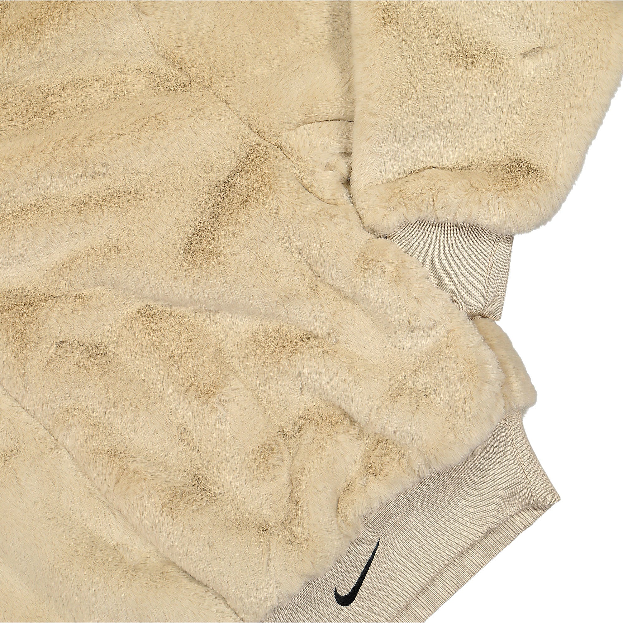 Nike Wmns NSW Essentials Faux Fur Jacket Rattan / Black Jackets Detailfoto | Overkill