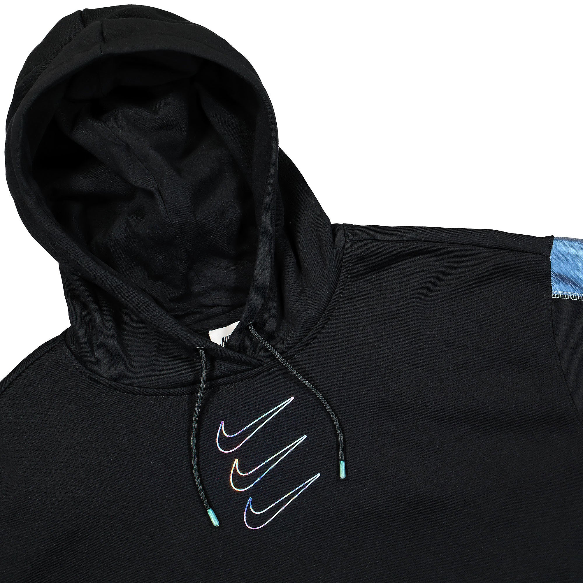 Nike Wmns NSW Oversized Fleece Graphic Hoodie Black Hoodies Close-up | Overkill
