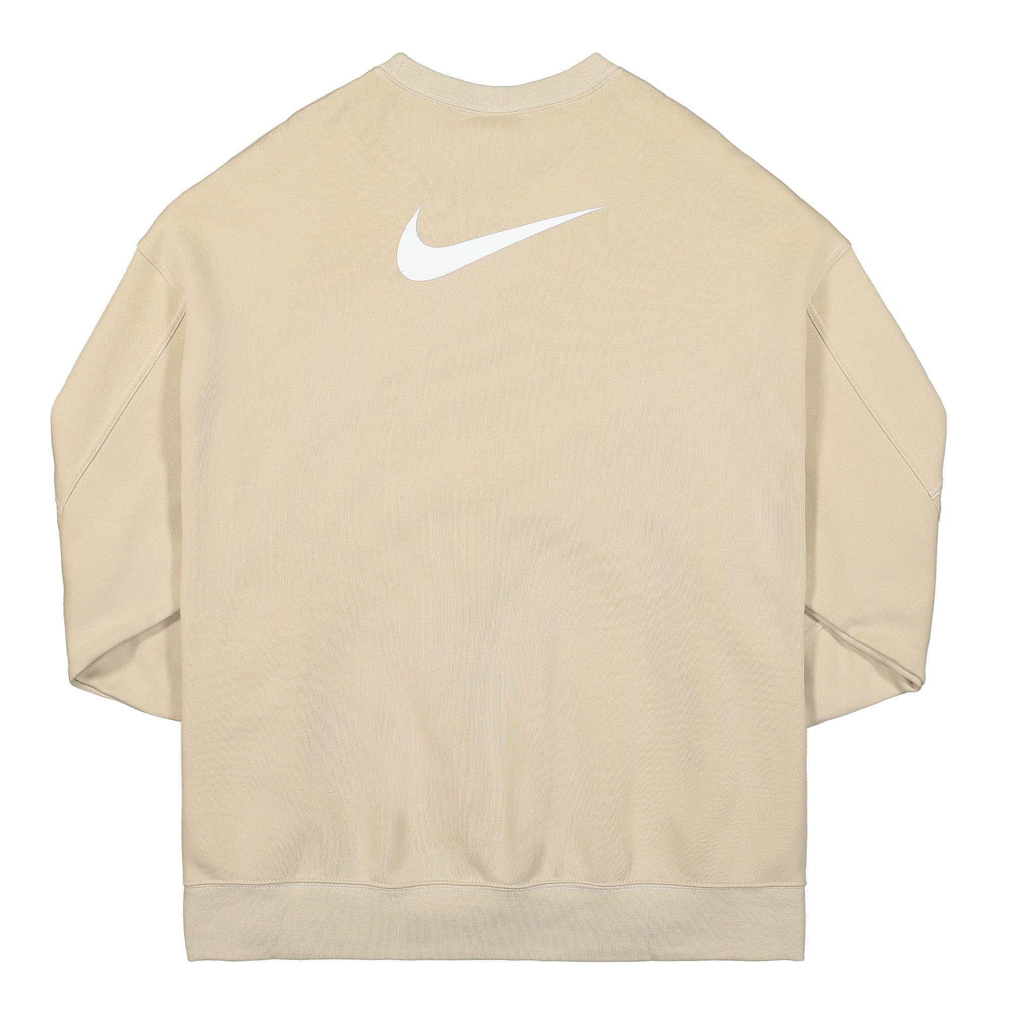 Nike Wmns NSW Swoosh Crew Oversized Fleece Sweatshirt Rattan / Sail Sweatshirts Material | Overkill