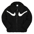 Nike Wmns NSW Swoosh Sherpa Full Zip Jacket Black / White Jackets DD5620 010 | Overkill