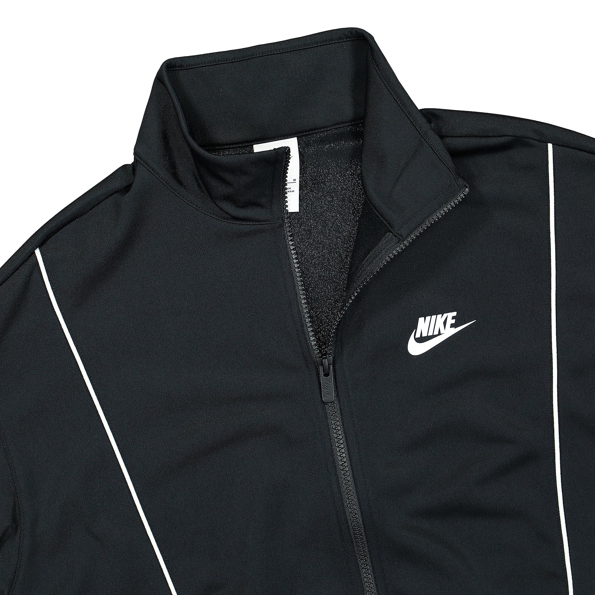 Nike Wmns NSW Essentials Fitted Track Suit Black / White / White Track Jackets Detailfoto | Overkill