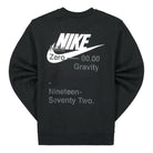 Nike NSW Zero Gravity French Terry Crew Sweatshirt Black / White Sweatshirts Material | Overkill