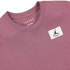 Jordan Wmns Air Jordan Essentials Tee Light Mulberry / HTR / Cave Purple T-Shirts Close-up | Overkill
