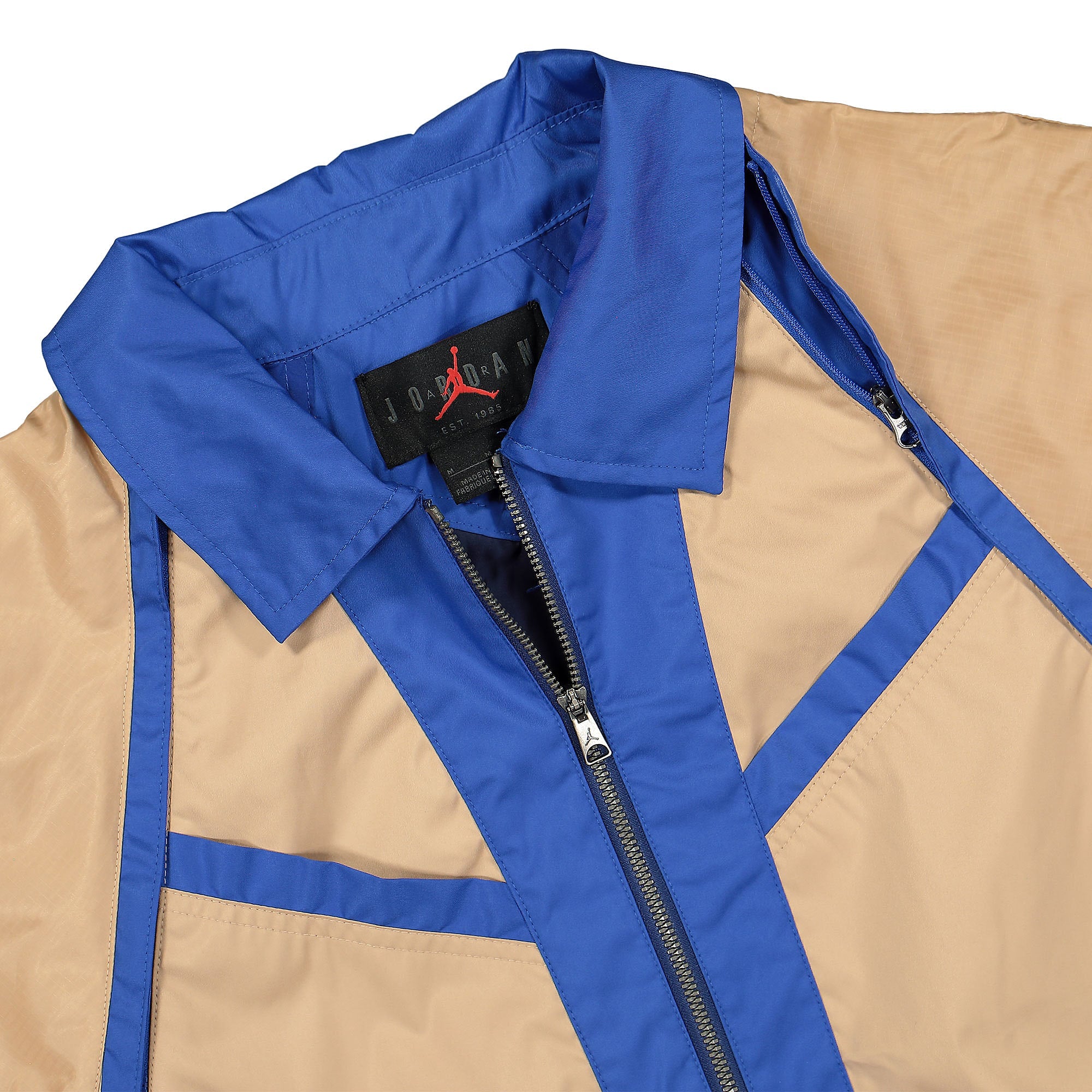 Jordan Wmns Air Jordan Next Utility Jacket Hemp / Game Royal / Blue Lagoon Jackets Close-up | Overkill