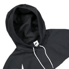 Nike NSW Swoosh Tech Fleece Hoodie Black / White / White Hoodies Close-up | Overkill