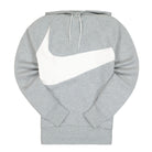 Nike NSW Swoosh Tech Fleece Hoodie Dark Grey Heather / White / White Hoodies DD8222 063 | Overkill