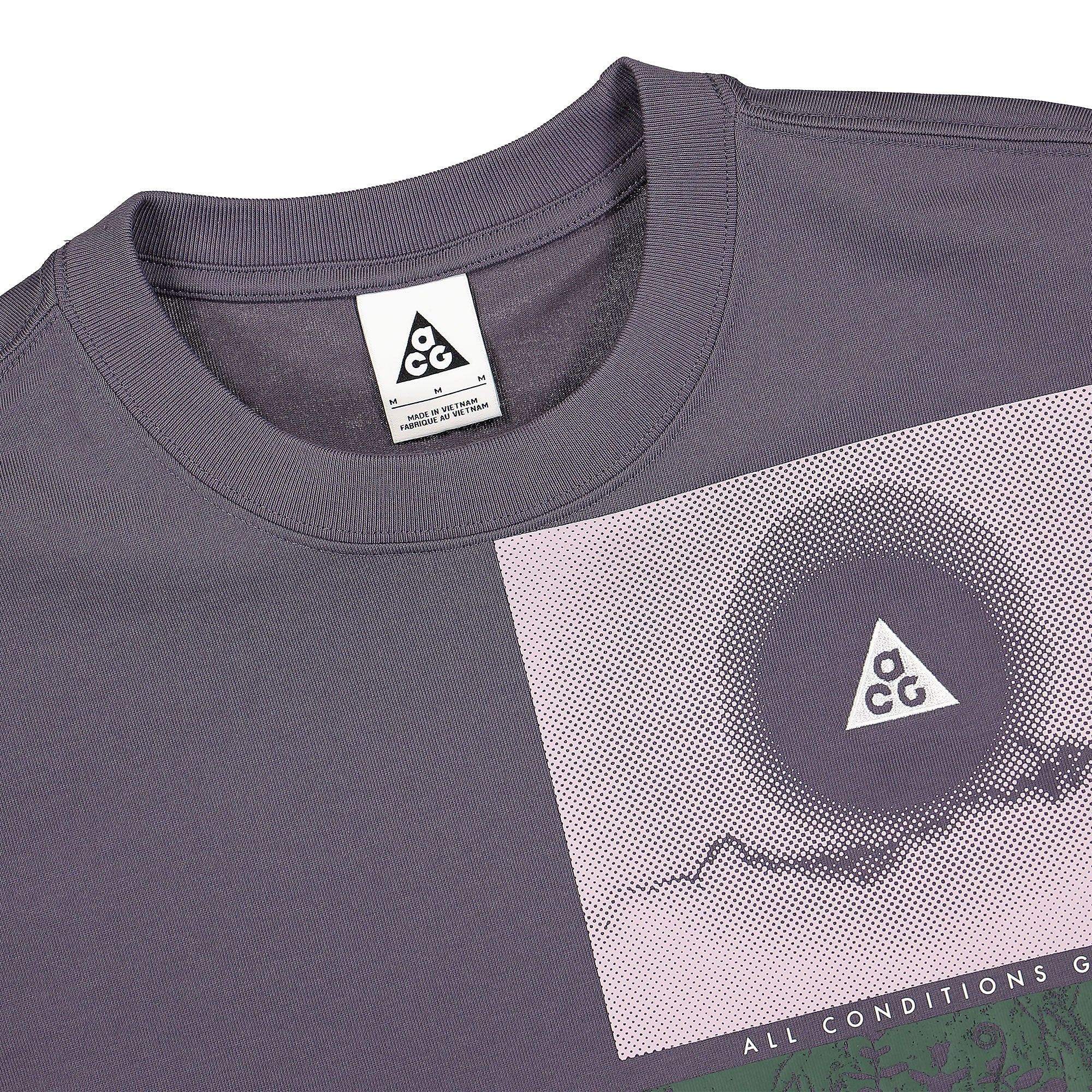 Nike NRG ACG SS Nature Tee Dark Raisin T-Shirts Close-up | Overkill