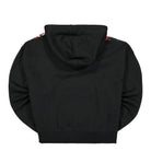 Jordan Wmns Air Jordan Fleece AOP Hoodie Black / Gym Red Hoodies Material | Overkill