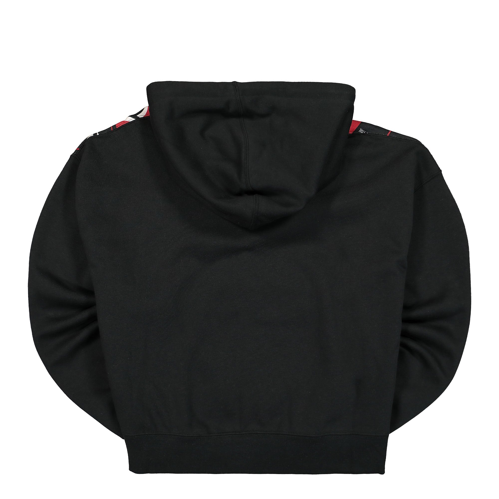 Jordan Wmns Air Jordan Fleece AOP Hoodie Black / Gym Red Hoodies Material | Overkill