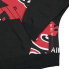 Jordan Wmns Air Jordan Fleece AOP Hoodie Black / Gym Red Hoodies Detailfoto | Overkill