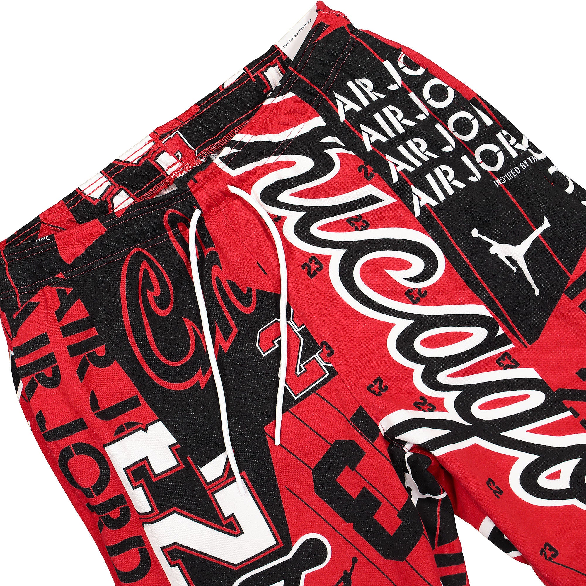 Jordan Wmns Air Jordan Fleece AOP Pant Core Gym Red / White Sweat & Track Pants Detailfoto | Overkill