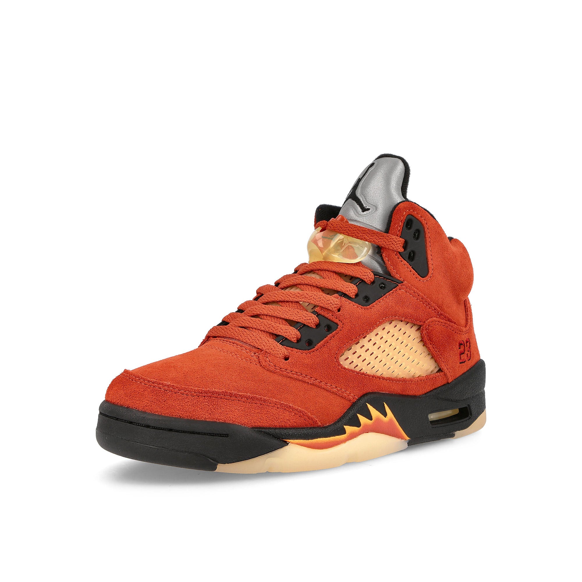 Jordan Wmns Air Jordan 5 Retro Martian Sunrise / Black - Fire Red - Muslin Sneakers  Close Up | Overkill